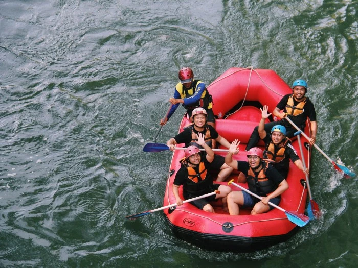 Arung jeram nggak bikin keram